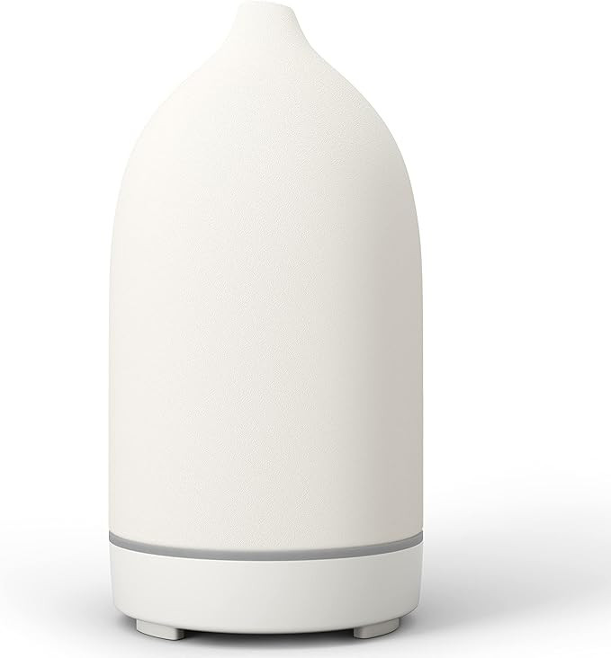 Essential Oil Diffusers,Handmade Ceramic Aromatherapy Diffuser for Room and 9 Colors Night Light ... | Amazon (US)