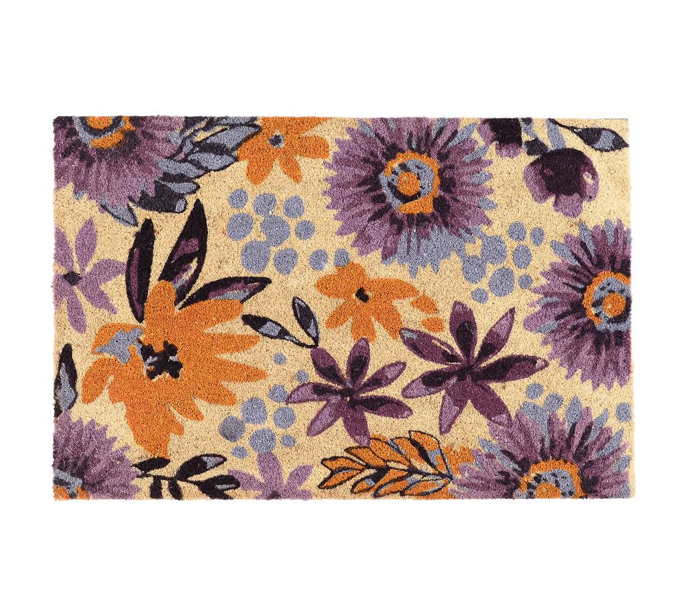 Handwoven Whimsy Bloom Doormat | Pottery Barn (US)
