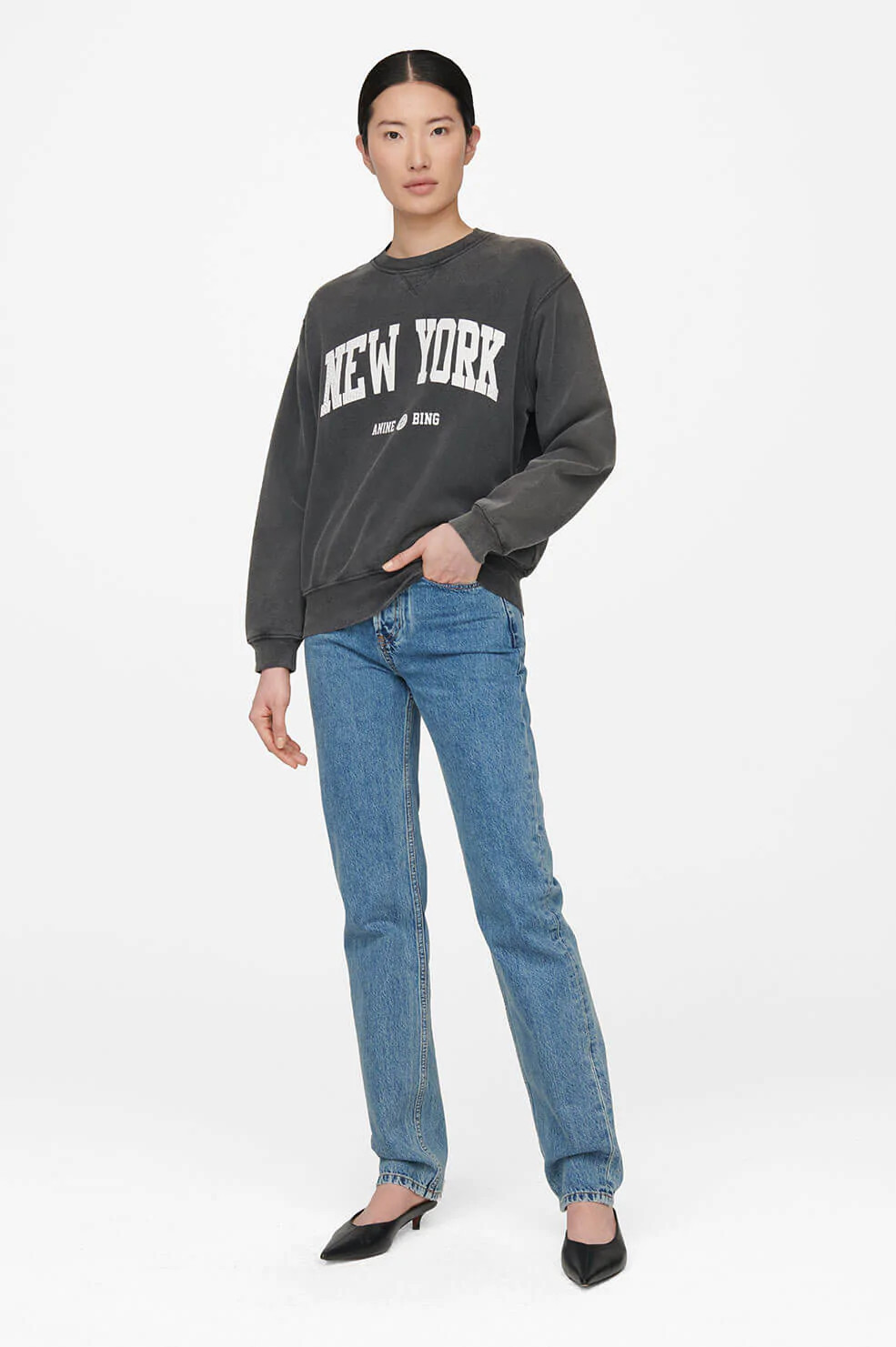 Ramona Sweatshirt University New York | Anine Bing