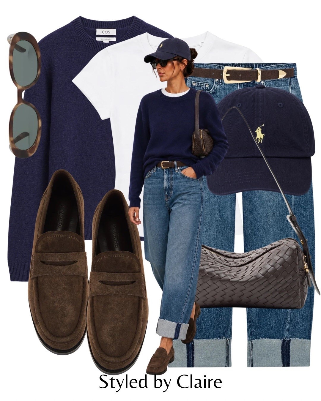 NAVY & BROWN🤎🤎🤎
Tags: Zara cuff up jeans suede belt chocolate Elleme woven bag shoulder loafers Tony Bianco white tshirt cashmere knit jumper sweater knitwear sunglasses fashion autumn transition inspo outfit ideas chic women’s style capsule wardrobe elevated basics

#LTKstyletip #LTKshoes #LTKautumn