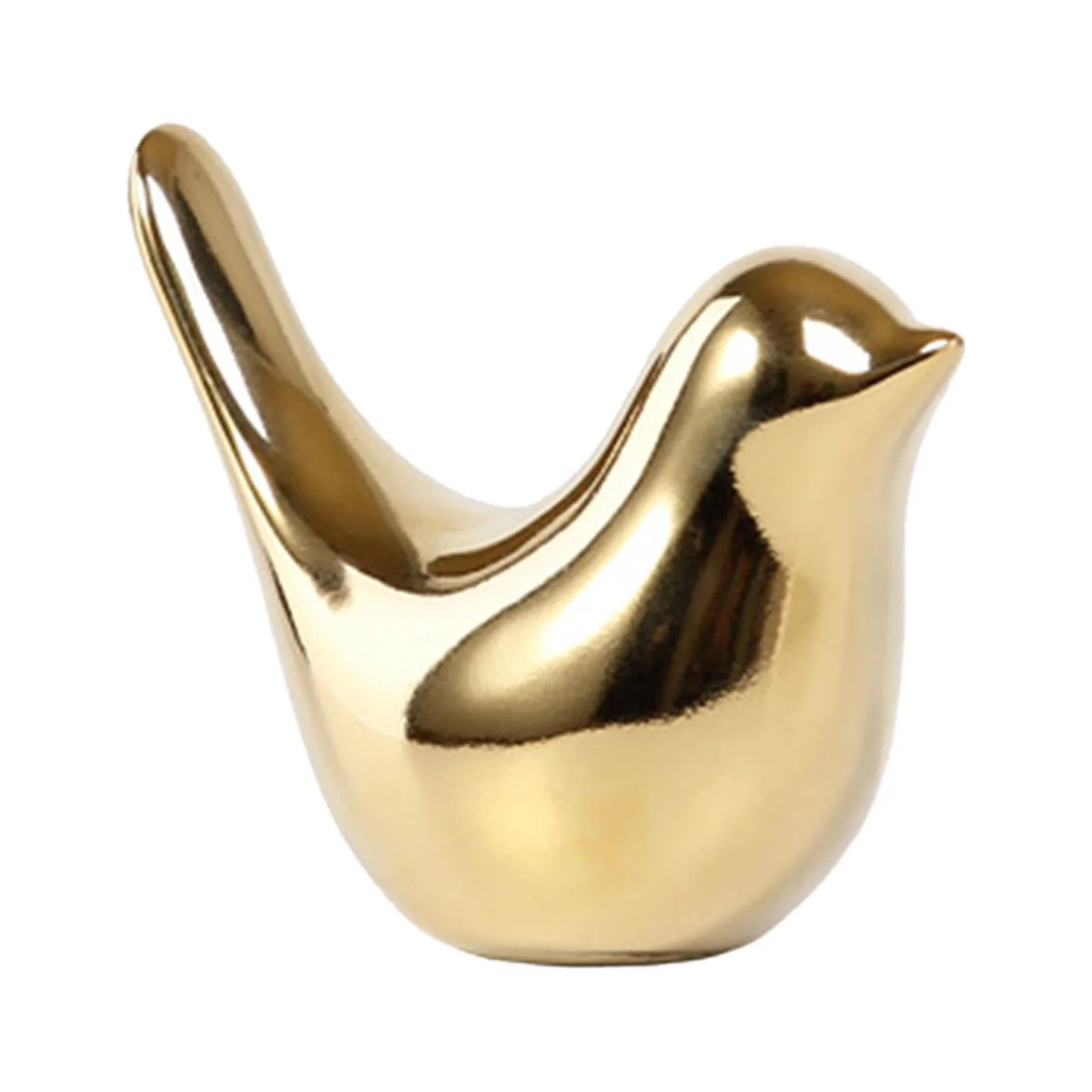 Ayprnig Gold Accent Decor Gold Table Decor Gold Decor For Bedroom Creative Golden Ceramic Bird Or... | Walmart (US)