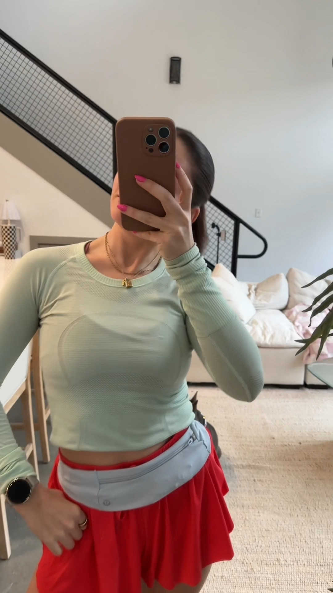 4.5 mile ootd!!! 
4 in top small in shorts 

#LTKFitness #LTKActive #LTKShoeCrush