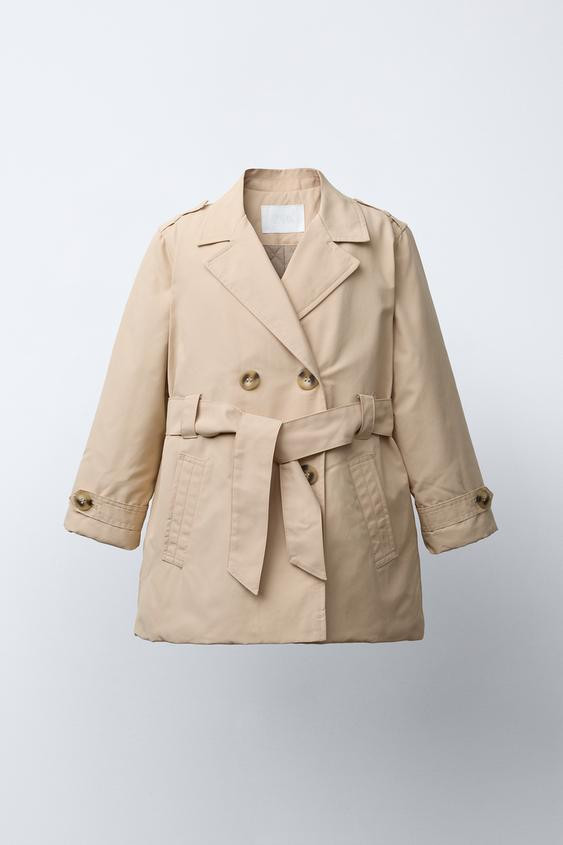 BELTED QUILTED TRENCH COAT | Zara US