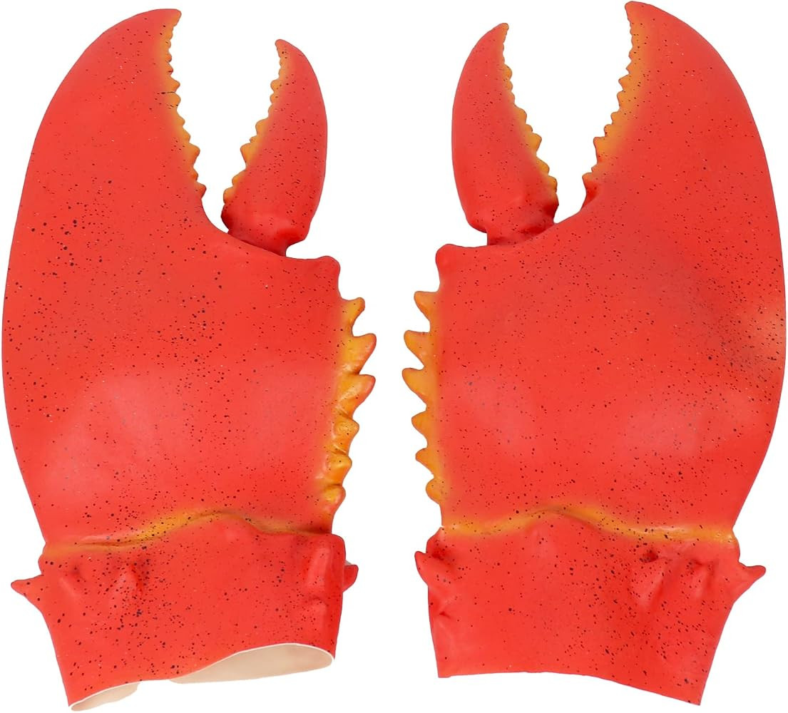 Generic Lobster Crab Claws Gloves Hands Funny Crawfish Pliers Halloween Gloves Carnival Costume P... | Amazon (US)
