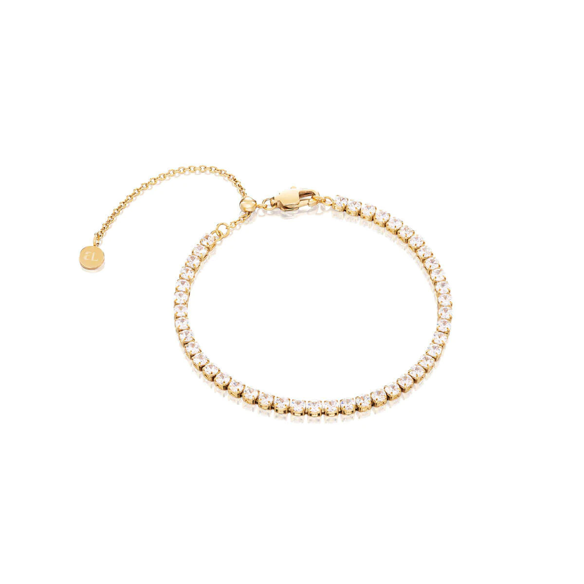 Tennis Bracelet (Gold) | Abbott Lyon