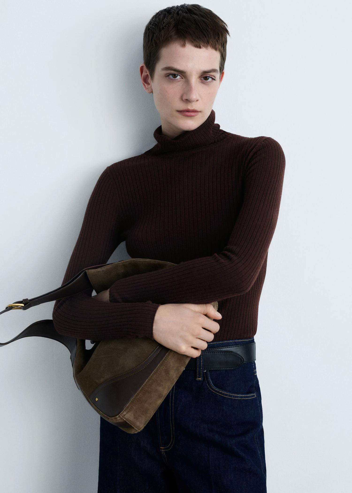 Wool blend turtleneck sweater - Women | MANGO USA | Mango (US/MX/AU)