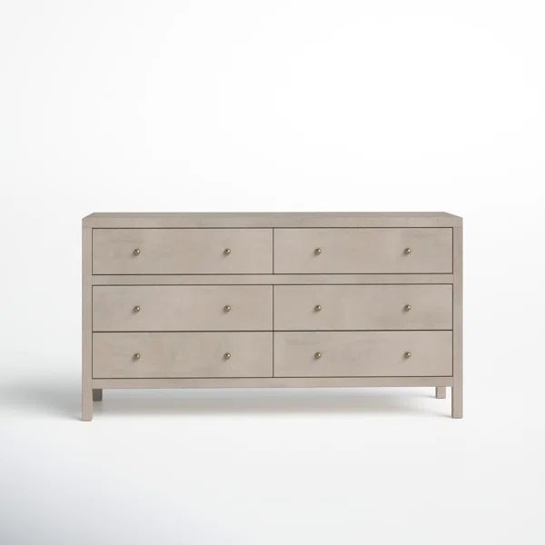 Celine 6 Drawer 60" W Double Dresser | Wayfair North America