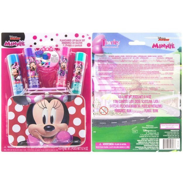 Disney Jr. Minnie Mouse  Flavoured Lip Balm Set with Tin 4pk | Target