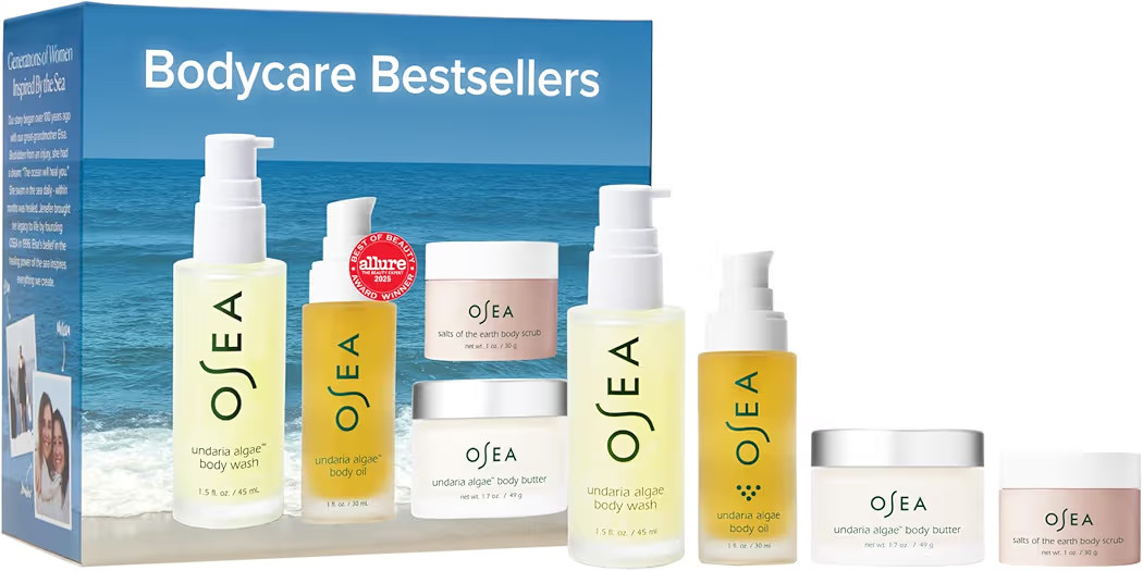 OSEA Bodycare Bestsellers Skincare Set - 4-piece Body Travel Set - 1oz - Body Oil, Body Butter, B... | Amazon (US)