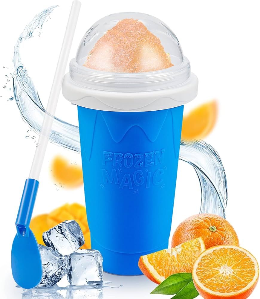 Slushy Maker Cup, TIK TOK Magic Quick Frozen Smoothies Cup, Portable Double Layer Slushy Maker Cu... | Amazon (US)