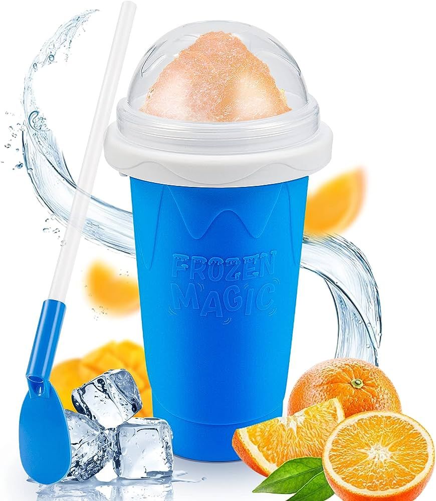 Slushy Maker Cup, TIK TOK Magic Quick Frozen Smoothies Cup, Portable Double Layer Slushy Maker Cu... | Amazon (US)