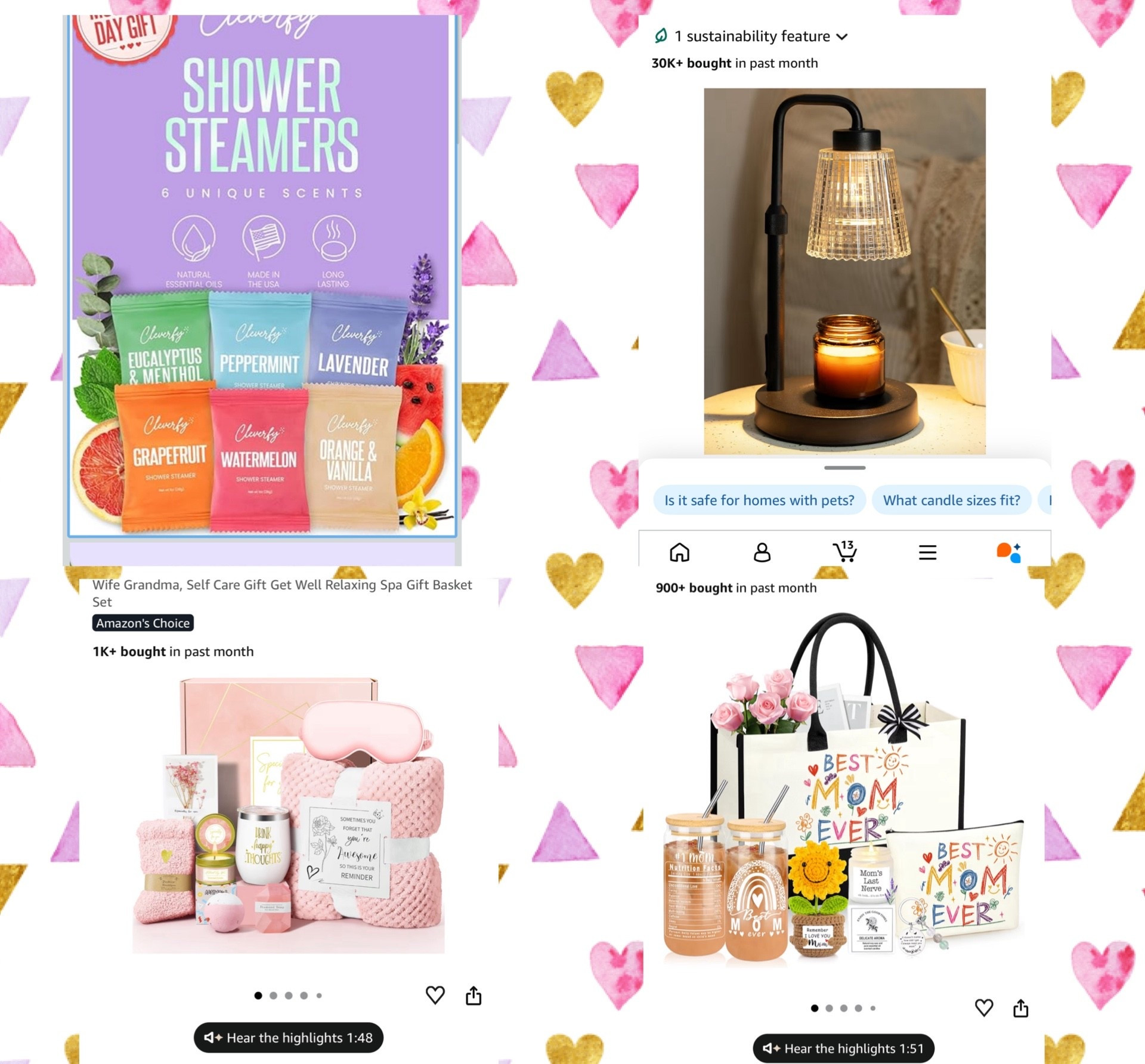 So many mothers say options spa, gift baskets etc 

#LTKOver40 #LTKMothersDay #LTKmomlife