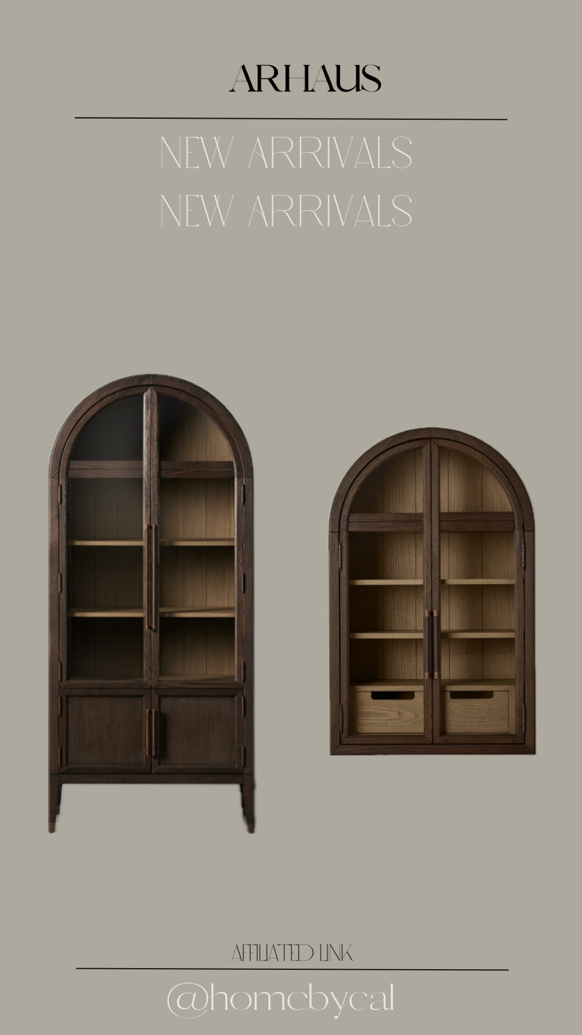 Arhaus new arrivals, arched cabinet!

#LTKhome #LTKsalealert #LTKstyletip