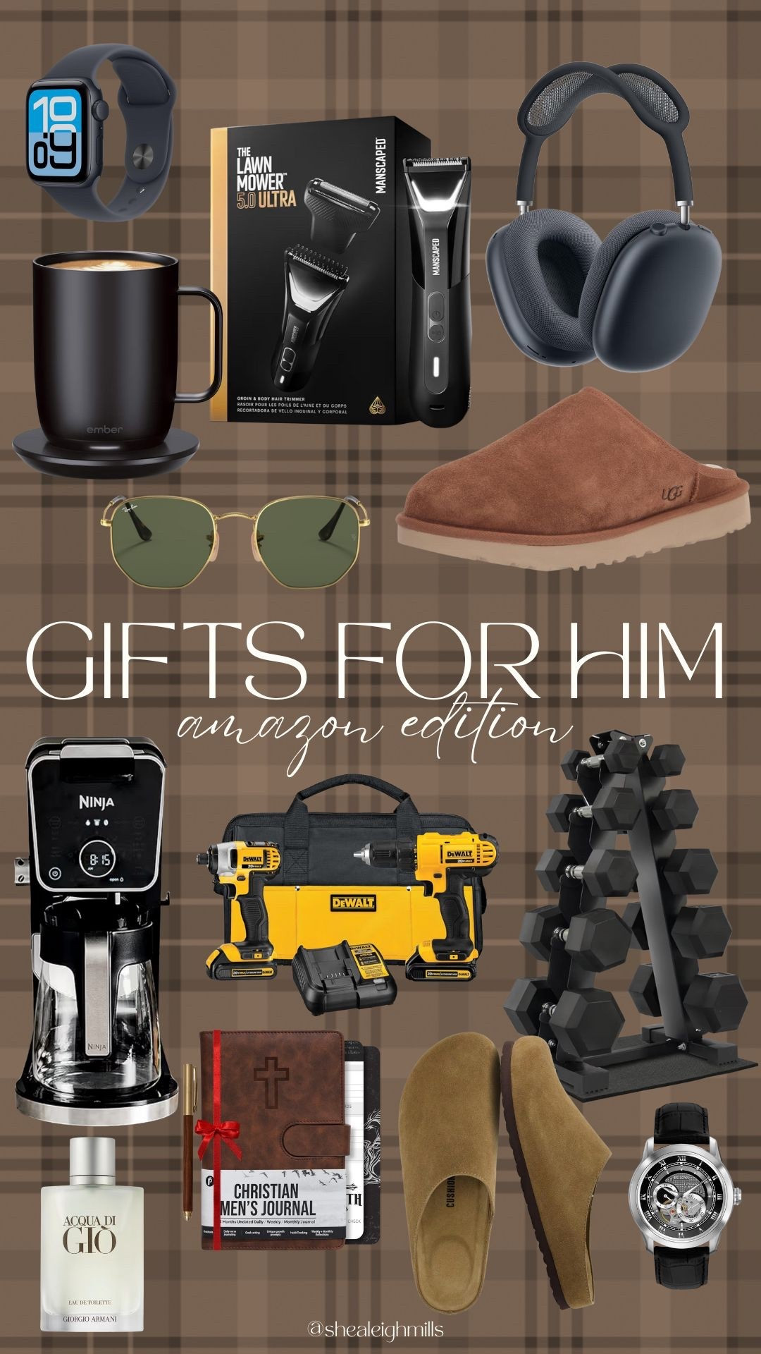 Gift ideas for the guys — all from Amazon 🤎 Perfect for husbands, dads, brothers, boyfriends… whoever is impossible to shop for 😅 Linking classics + best-rated picks like UGG slippers, Apple Watch, Manscaped trimmer, Ninja coffee maker, DeWalt tool set, cologne, dumbbells & more. Easy gifts they’ll actually use!


Amazon gifts for him, gift ideas for men, Christmas gifts for him, husband gift ideas, boyfriend gifts, men’s Amazon finds, holiday gifts for men, UGG slippers men, Apple Watch, Ninja coffee maker, DeWalt tools, Manscaped trimmer, men’s cologne gifting

#LTKSeasonal #LTKHoliday #LTKGiftGuide
