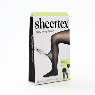 Sheertex Rip-Resist Sheer Black Tights, Small | CVS Health