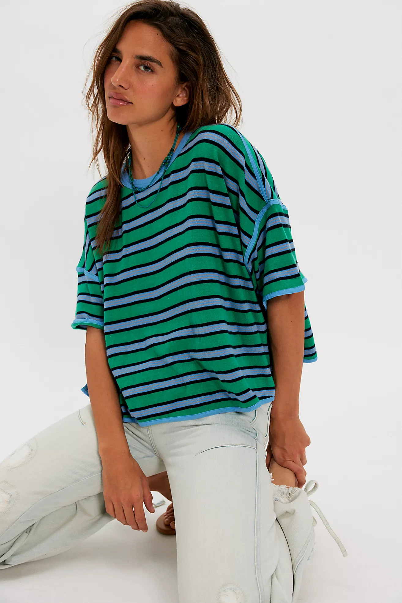 We The Free Clean Rugby Tee | Free People (Global - UK&FR Excluded)