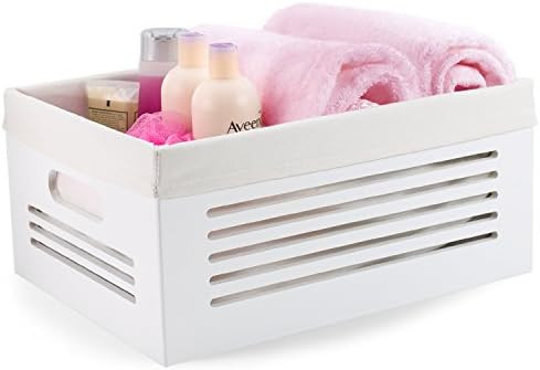 Large Wooden Crate for Storage - Decorative Wood Storage Boxes for Home Books Clothes Toys, This ... | Amazon (US)