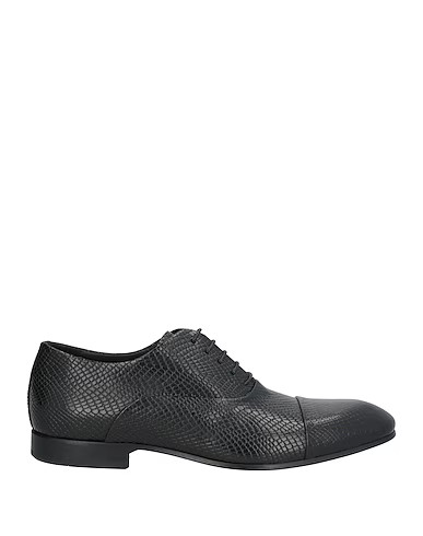 GIOVANNI CONTI  | Black Men‘s Laced Shoes  | YOOX | YOOX (US)
