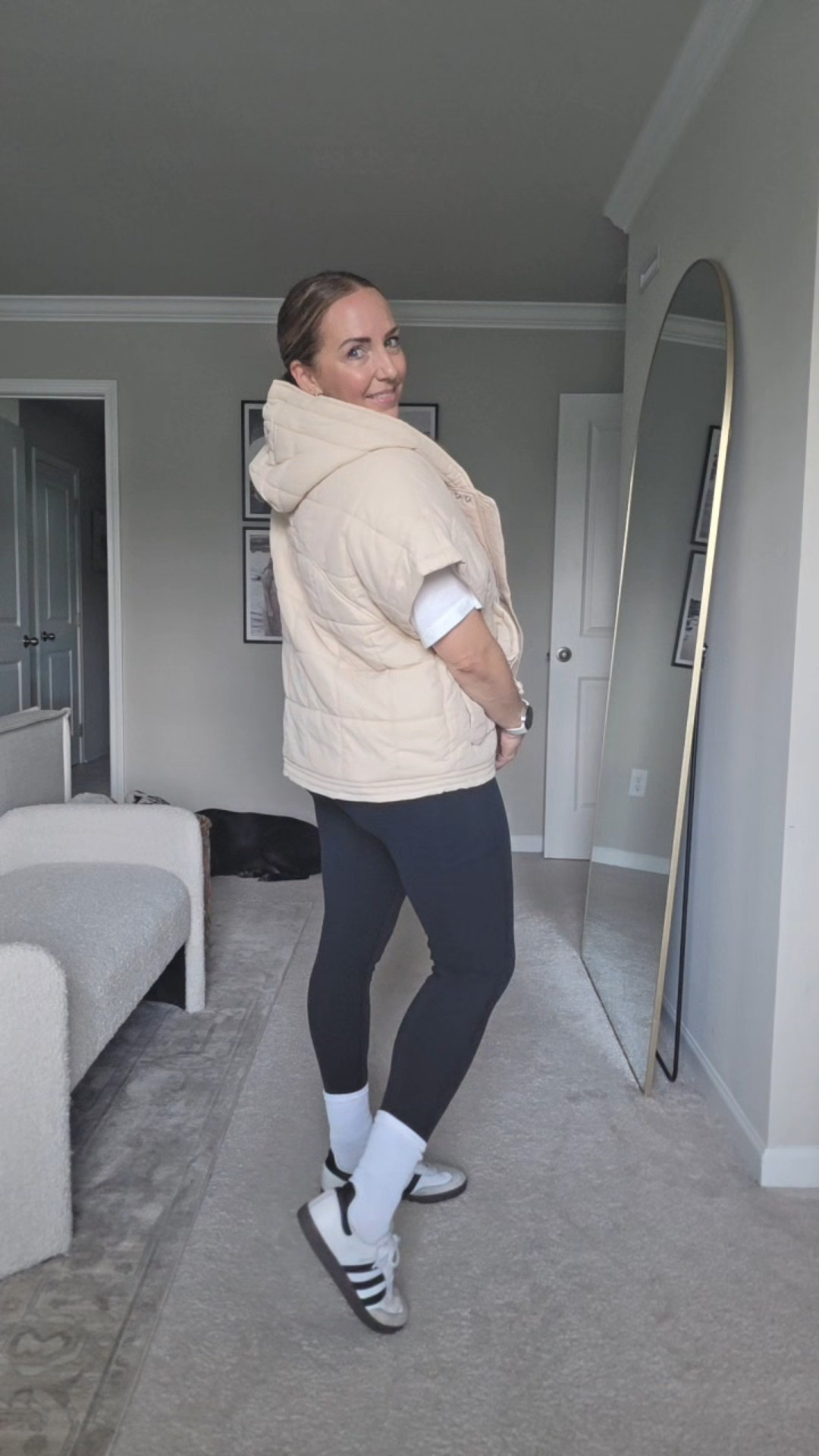 The perfect lightweight layer for transitional weather, featuring a flattering cap sleeve and deep front pockets. Easy to style zipped or open for an everyday casual look. Currently 30% off! #FallStyle #LayeringPiece #CasualOutfit #OOTD

#LTKOver40 #LTKSeasonal #LTKSaleAlert
