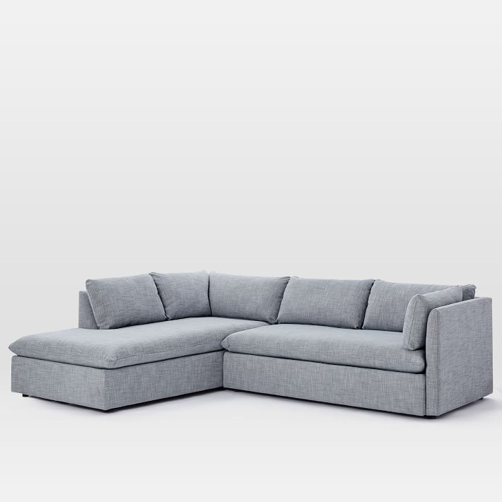 Shelter 2-Piece Bumper Chaise Sectional (105.5") | West Elm (US)