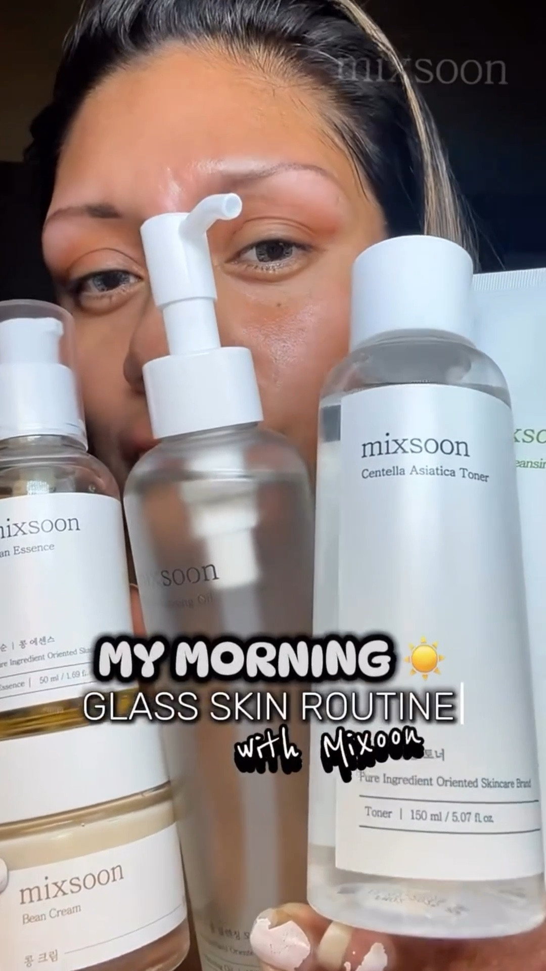 ✨ This @mixsoon_official Glass Skin Care Set 
🛍️ BUY THE SET ON MY TIKTOK ON SALE: DianaTheeBoss 
▪️Deep Cleanse – Mixsoon Bean Cleansing Oil 
▪️Refresh – Mixsoon Centella Cleansing Foam 
▪️Hydrate & Prep – Mixsoon Bean Toner 
▪️Repair & Glow – Mixsoon Bean Essence 
▪️Lock in Moisture – Mixsoon Bean Cream

Is My 5-Step Routine Is My Secret 🤫 
To My Radiance,Plump, Dewy Complexion. Perfect 👌🏼 For All Skin Types, Especially 
💥Dull, Dehydrated, & Uneven Skin Tones. 
The Formula 🧪 Its GIVING  Ingredients Like Bean Extract & Centella Asiatica To Give You A Luminous Glass Skin Glow ✨
💪🏼 100% Vegan & Clean 🐰 (No Harsh Chemicals)

#mixoon #glassskin #morningroutine #kbeautyskincare #dianatheeboss

#LTKFindsUnder100 #LTKmorningroutine #LTKSaleAlert