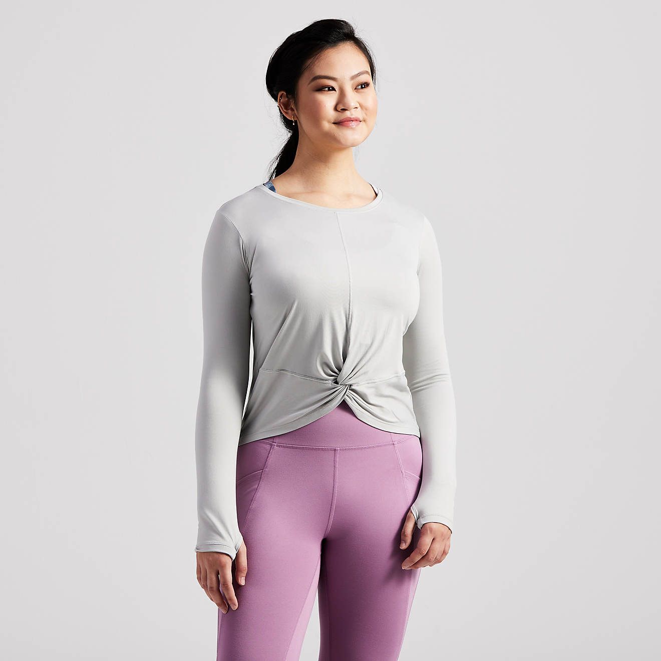 Freely Women's Front Twist Long Sleeve T-shirt | Academy Sports + Outdoor Affiliate
