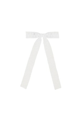 petit moments Femme Hair Bow in White from Revolve.com | Revolve Clothing (Global)
