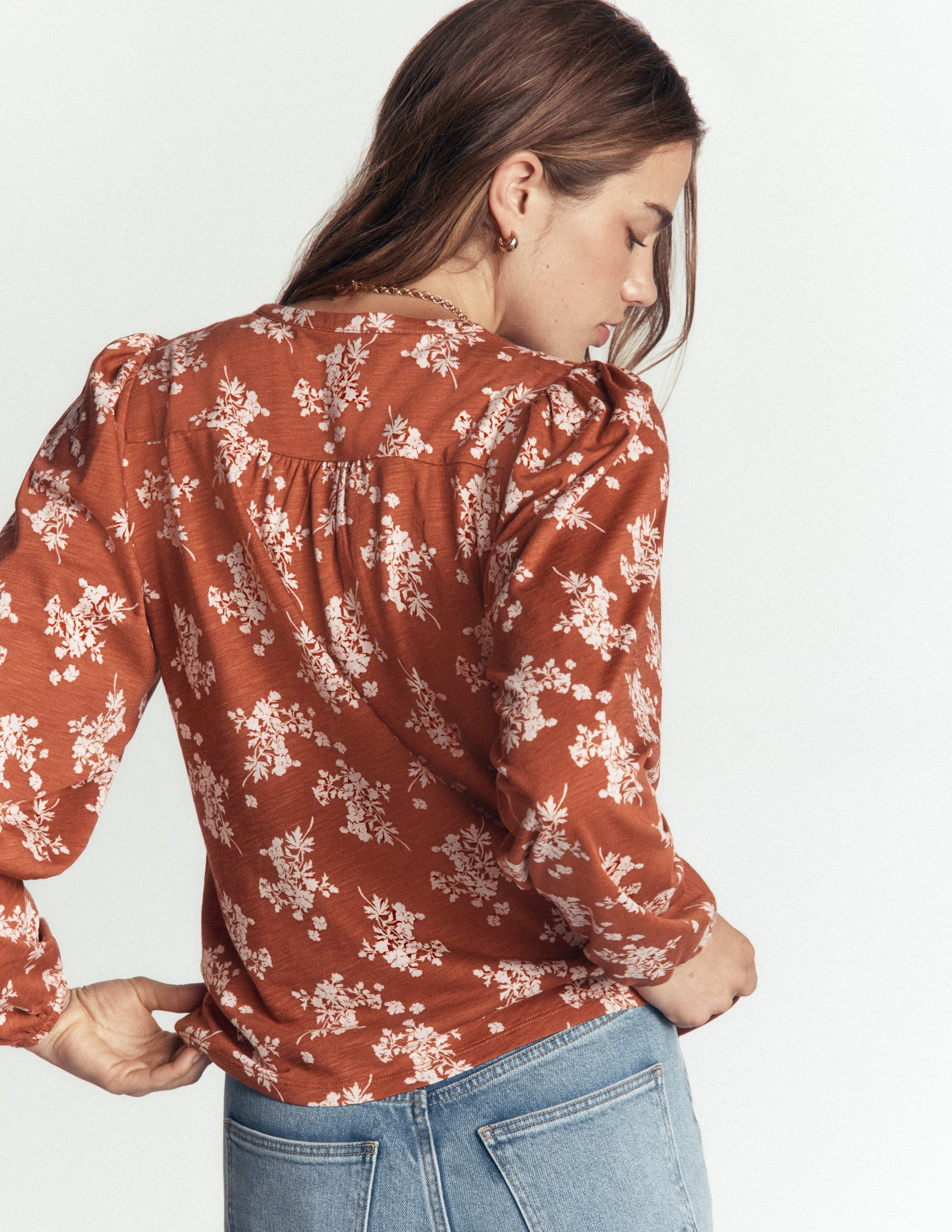 Ara Jersey Shirt-Arabian Spice, Flecked Bunch | Boden (US)
