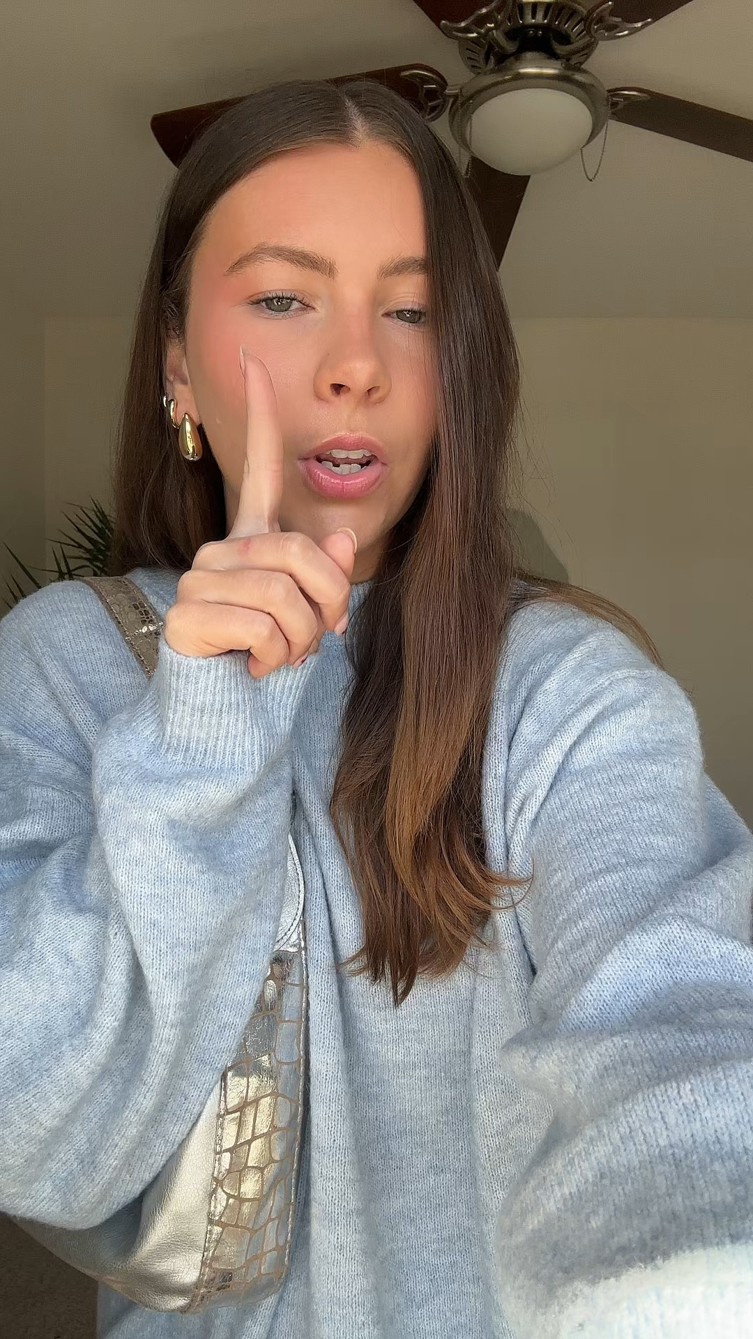 Wearing a size M