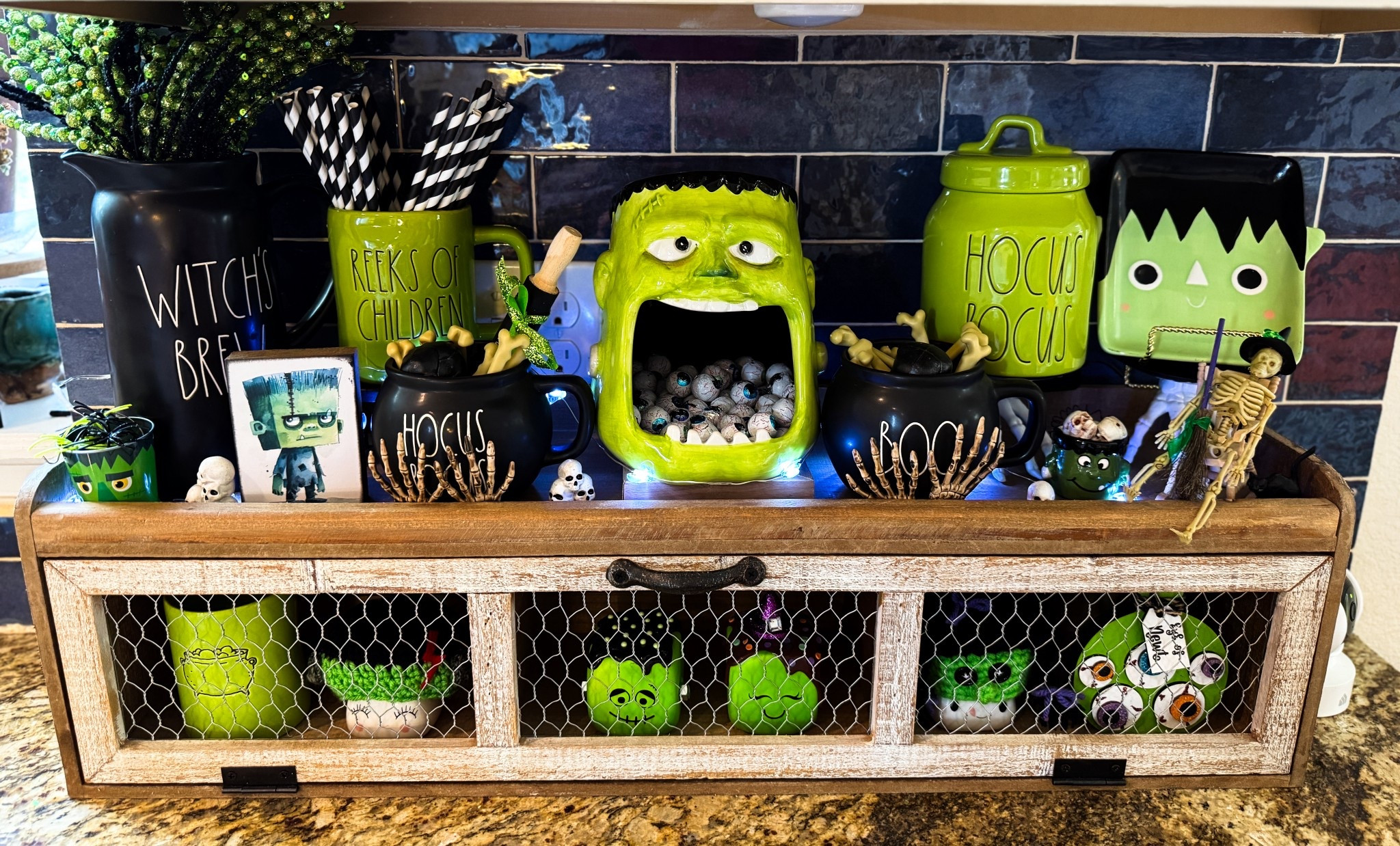 Frankenstein tray!

#halloweendecor #halloweentraydecor #halloweentray #halloween2025 #greenhalloween #greenhalloweendecor #frankensteindecor #frankenstein #raedunn #raedunnhalloween #etsyhalloween #mughats

#LTKSeasonal #LTKHome #LTKStyleTip