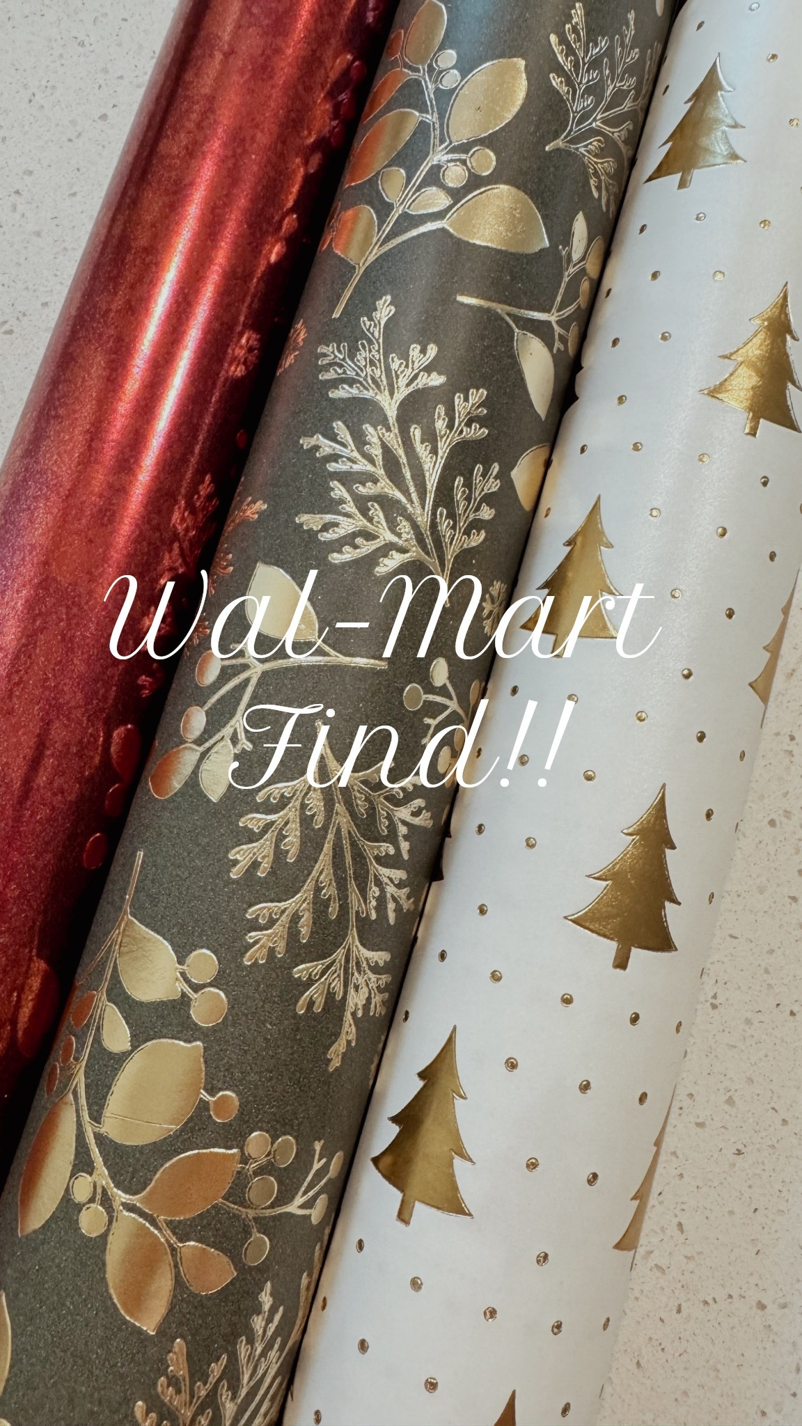 Beautiful Wal-Mart wrapping paper by My Texas House!!
#christmaswrappingpaper #mytexashouse #holidaygifts

#LTKGiftGuide #LTKSeasonal #LTKHoliday