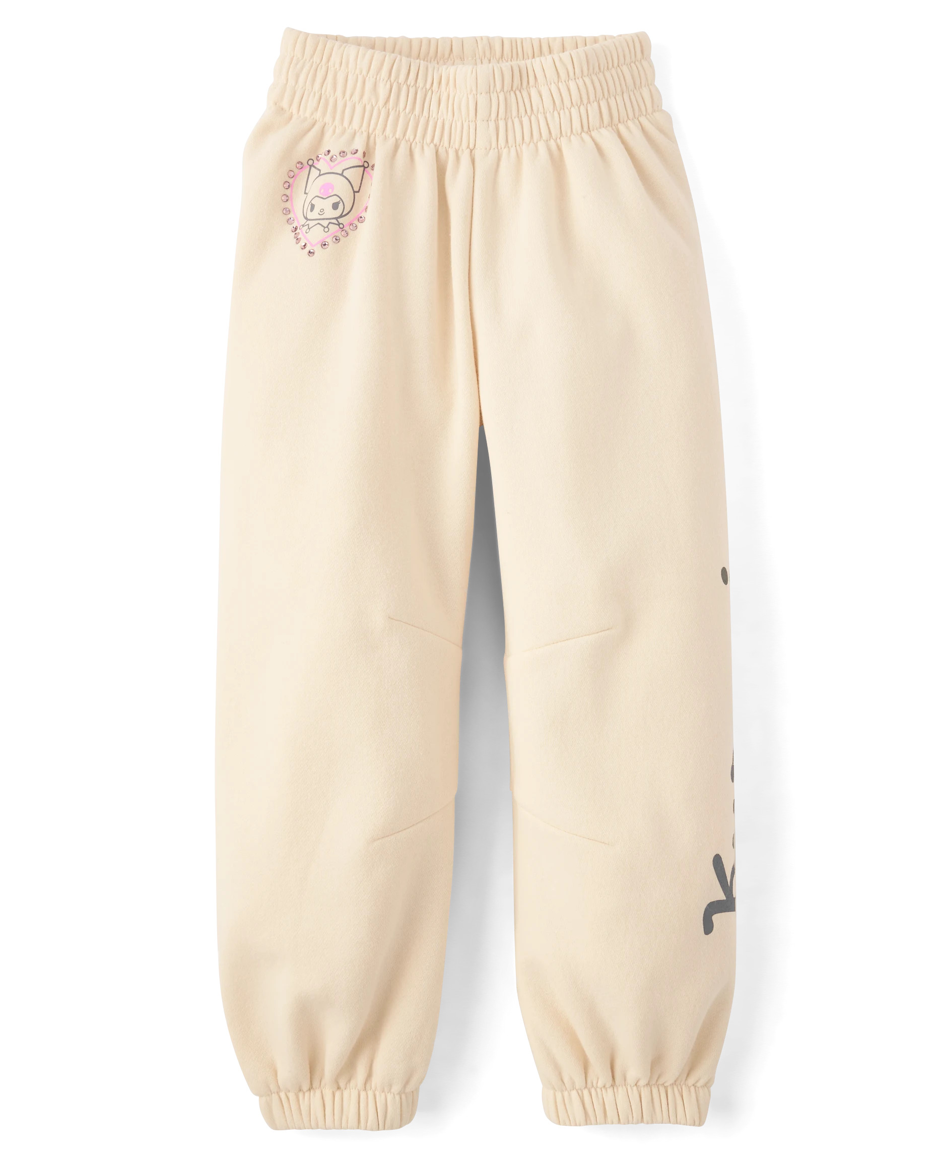 Girls Hello Kitty® And Friends Premium Fleece Barrel Sweatpants - FRAPPE | The Children's Place