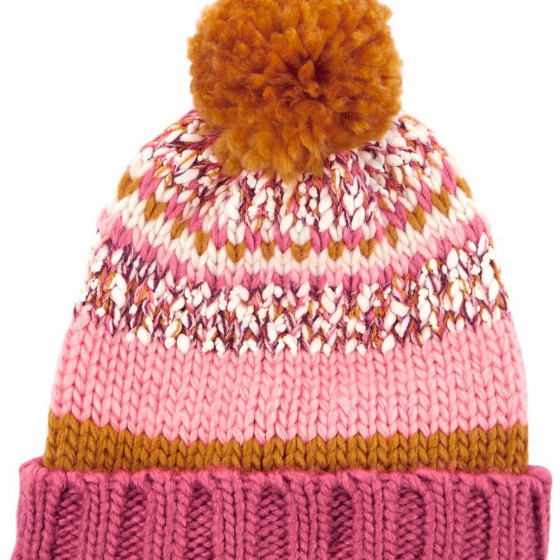 Stripe Pom Pom Beanie | Carter's