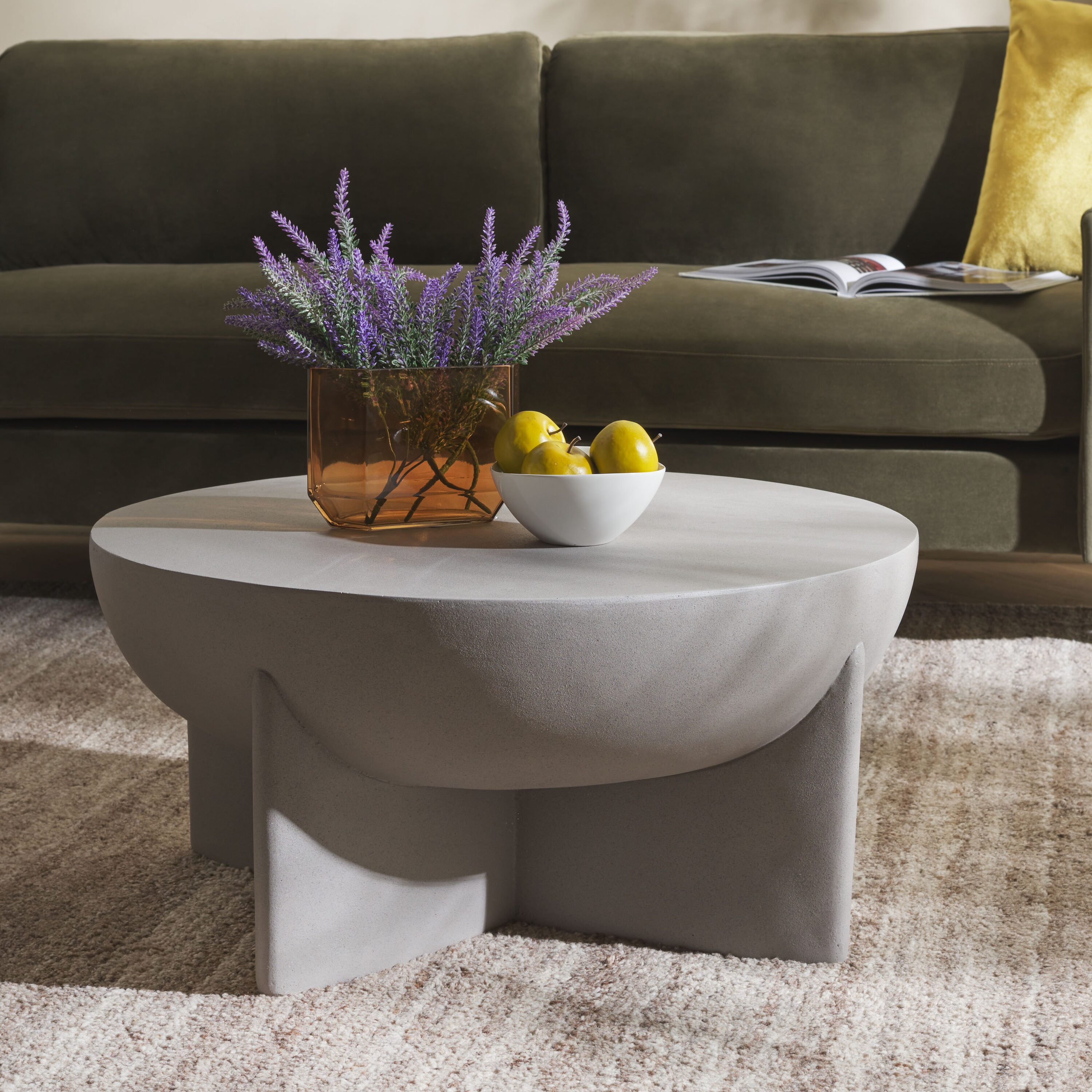 Safavieh Devan Modern Style Coffee Table/Gray one_size | COF2800B | Lowe's