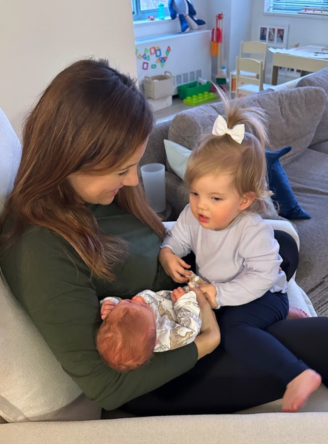 two weeks in and we are slowly adjusting to life with two under two #newborn #toddler 