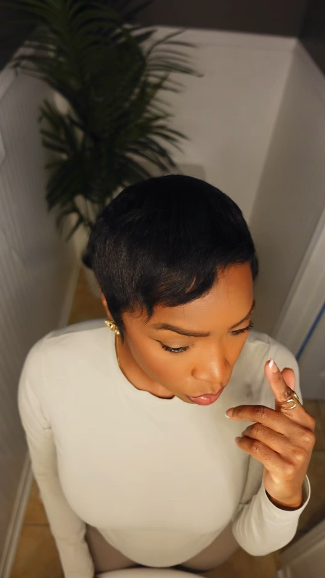 Simple and quick pixie style #pixiecut #shorthairstyles 

#LTKgrwm #LTKdayinmylife #LTKmorningroutine