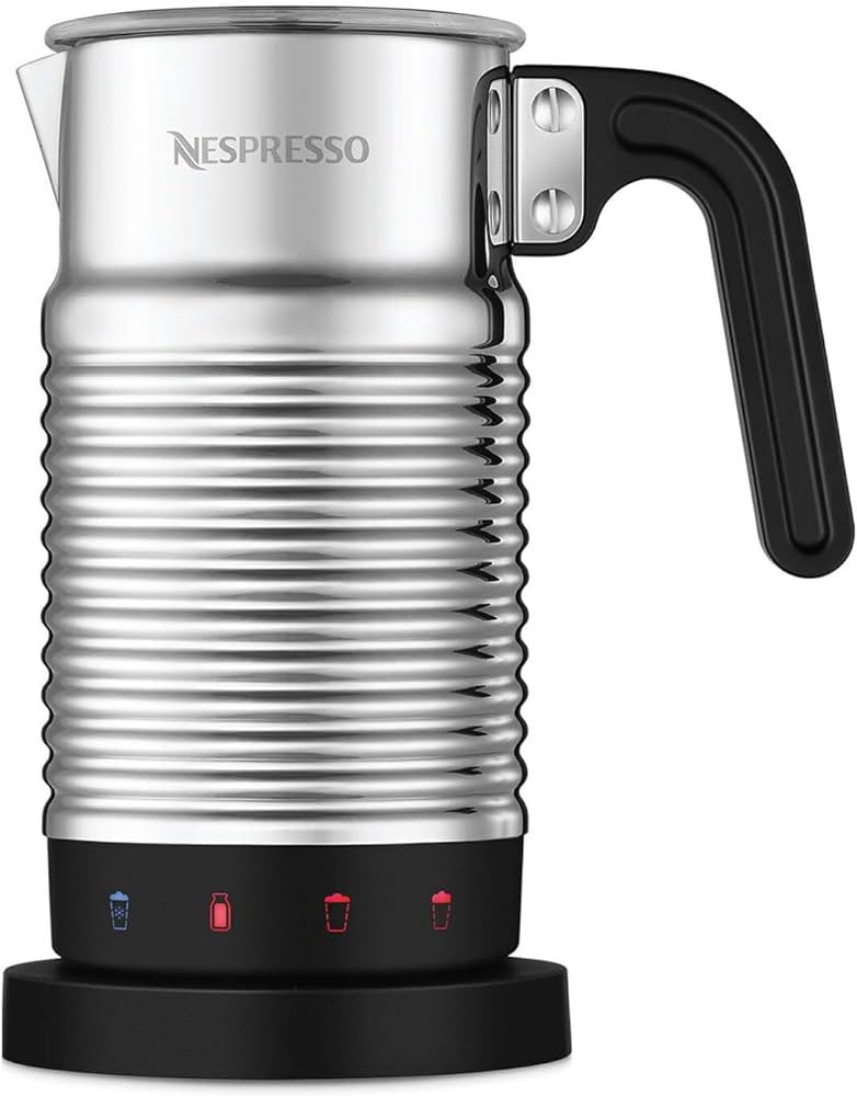 Nespresso Aeroccino 4 Milk Frother, Silver | Amazon (US)