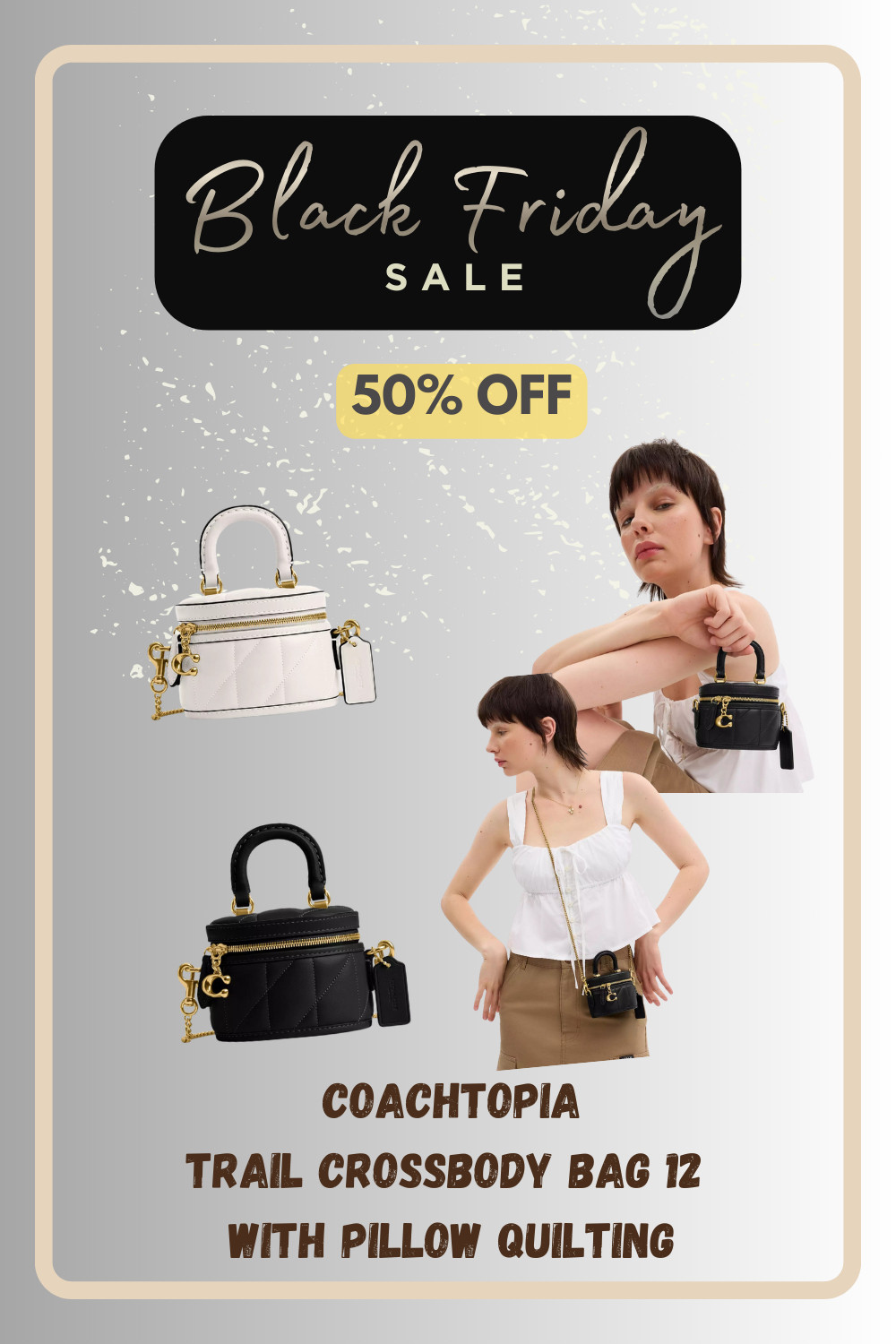 Coach Trail Crossbody Bag 12 With Pillow Quilting — Cute, Cozy & 50% OFF ✨ (Don’t Miss This!)

One of the cutest mini bags Coach has released — a soft, puffy silhouette with a modern outdoor-inspired shape that feels playful, cozy, and surprisingly chic.

It holds all your essentials and keeps your look effortless and hands-free.

✨ And right now, it’s 50% OFF — one of the best deals of the season.
These cute minis always sell out fast during major sales, especially in popular colors… so if you’re thinking about it, grab it before it’s gone.

A cozy, collectible little bag you’ll want in every color. 💕

 

 #LTKstyletip #LTKbag #LTKgiftguide