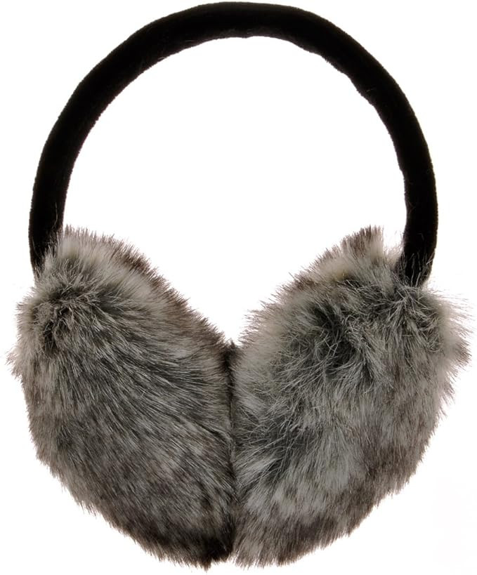 ZLYC Womens Girls Winter Fashion Adjustable Faux Fur EarMuffs Ear Warmers | Amazon (US)