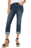 CHARLIE CROP WIDE ROLLED CUFF | Liverpool Jeans