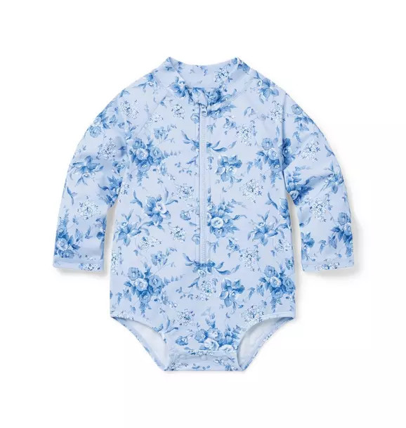 Baby Floral Rash Guard Swimsuit | Janie and Jack