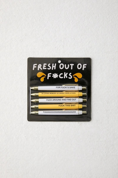 Fresh Out Of F**** Pen Set | Urban Outfitters (US and RoW)