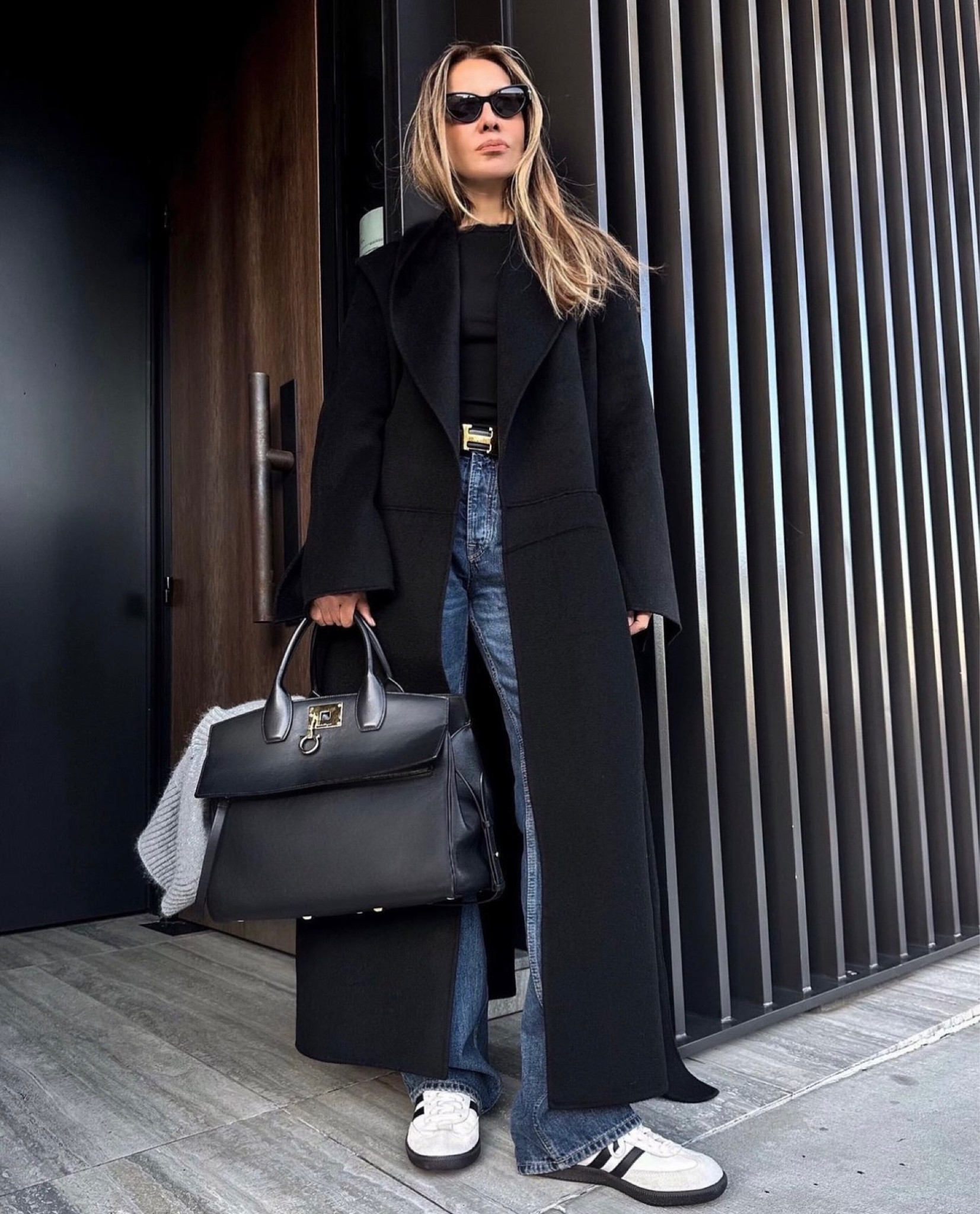 Мода пальто 2024 женские образы фото Образы с пальто журнал