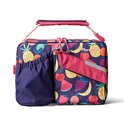 PlanetBox Insulated Lunch Bag Easy to clean and Durable Carry Bag with Pockets for Snacks and Drinks, and adjustable straps Tutti Frutti | Amazon (US)