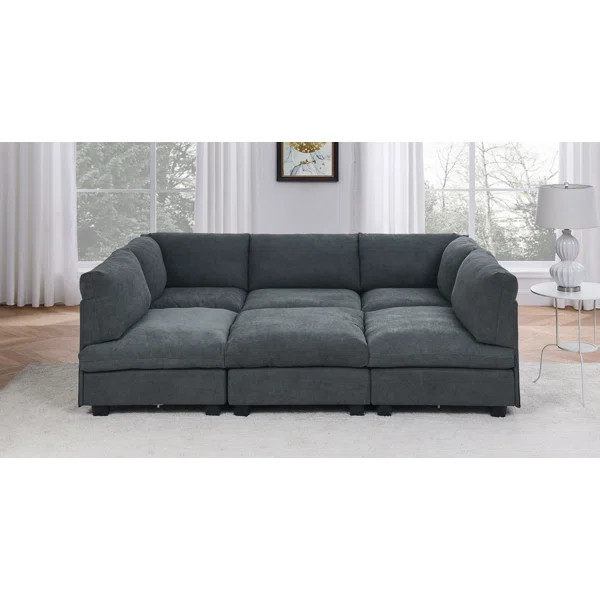 6 - Piece Upholstered Sectional | Wayfair North America