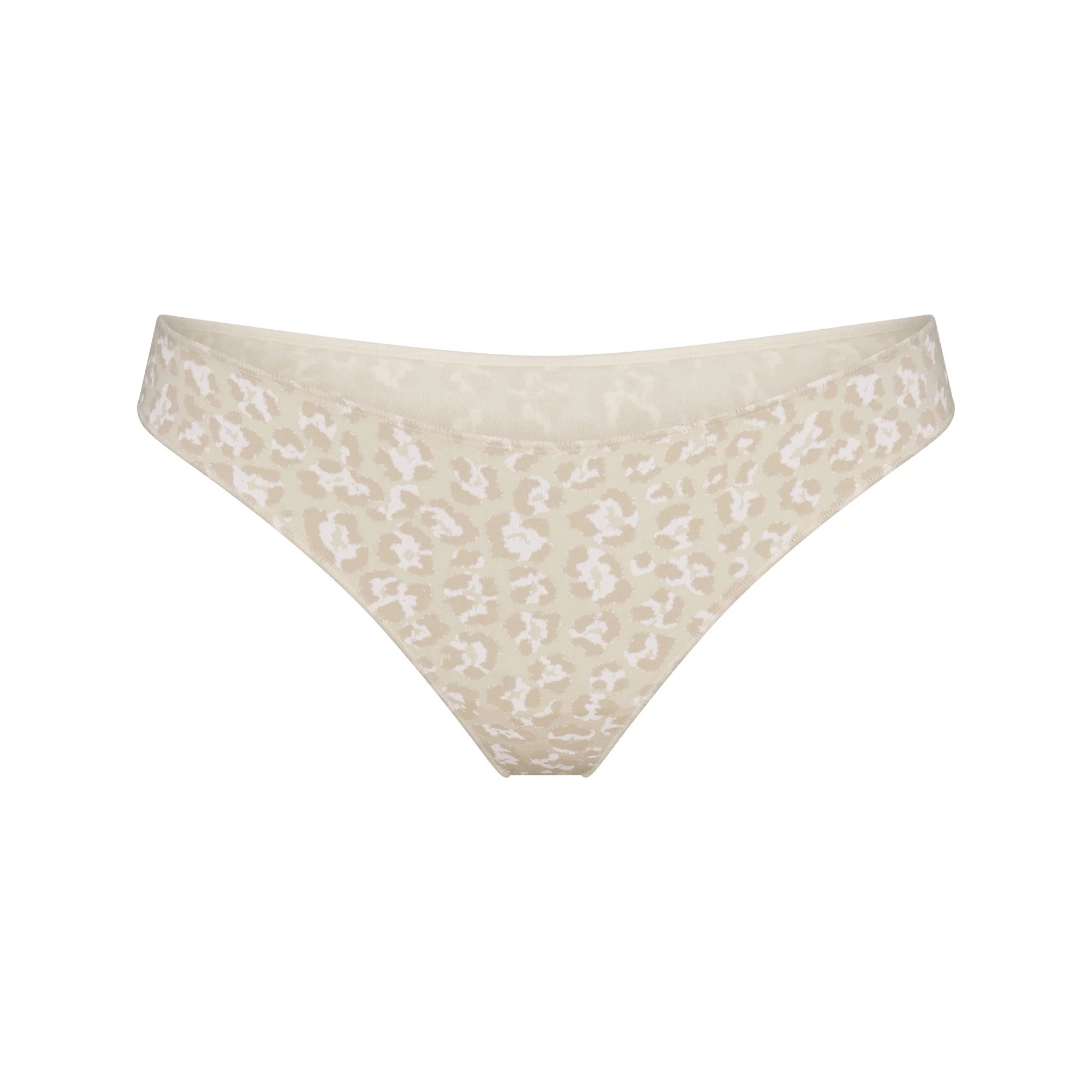 LIGHTWEIGHT COTTON THONG | DELTA LEOPARD | SKIMS (US)