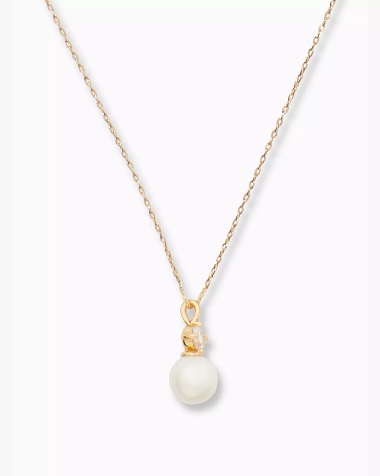 Pearls Of Wisdom Mini Pendant Necklace | Kate Spade Outlet