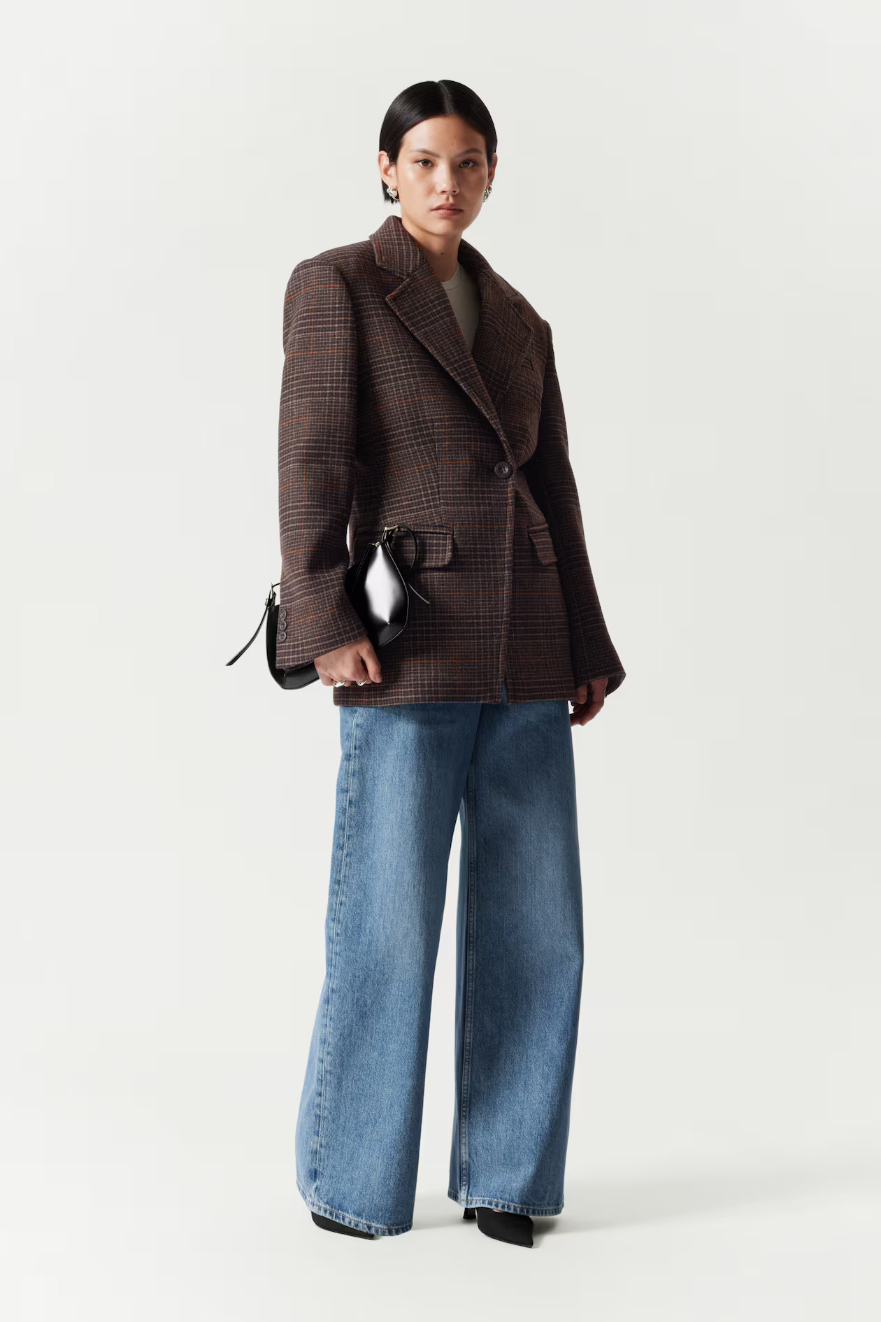 Structured Tweed Blazer | H&M (UK, MY, IN, SG, PH, TW, HK)