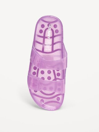 Jelly Buckled Slide Sandals for Girls | Old Navy (US)