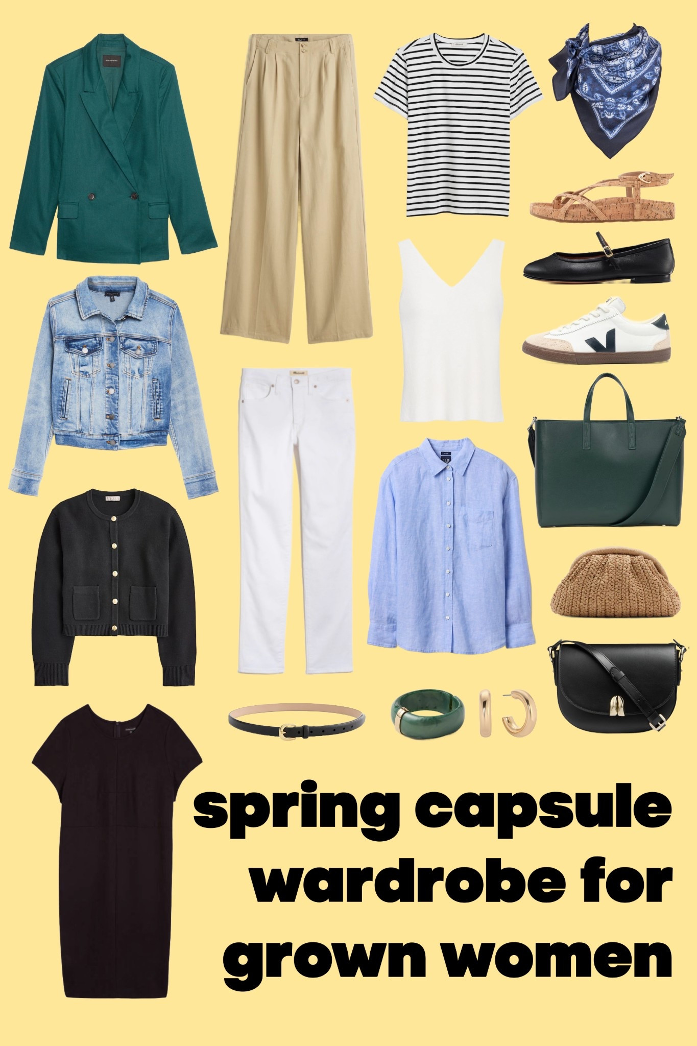 9 pieces, 30+ outfits for now into summer. Visit wardrobeoxygen.com for examples of the chic work to weekend, casual to dressy outfits created in misses, midsize, and plus size options 

#LTKStyleTip #LTKPlusSize #LTKMidsize